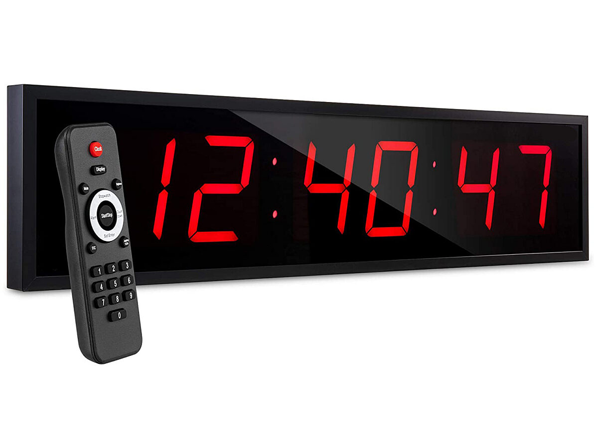 24" Digital LED Clock, Timer