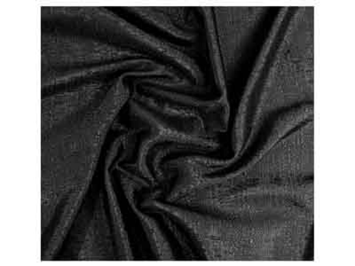 3' Banjo Drape Panel 12' Wide - Black