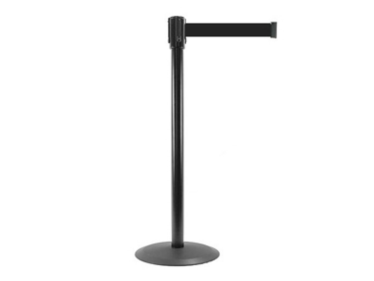 Tensabarrier 890 Slimline Post 38" - Black