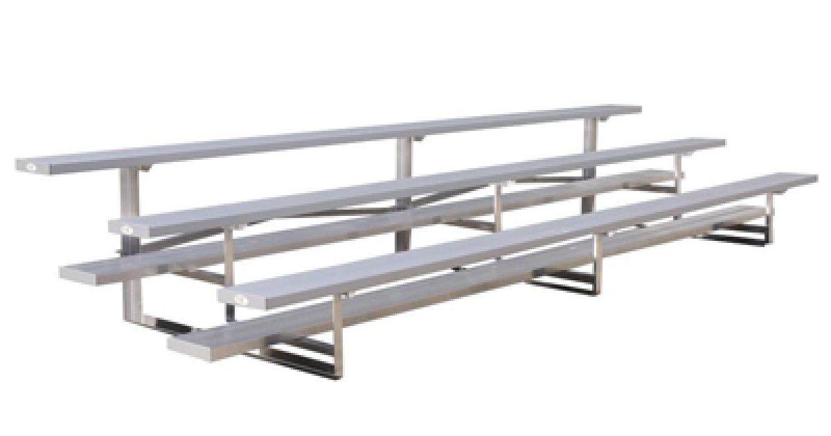 ACS Sound and Lighting Bleacher 3Tier Aluminum 15'W x 5'D