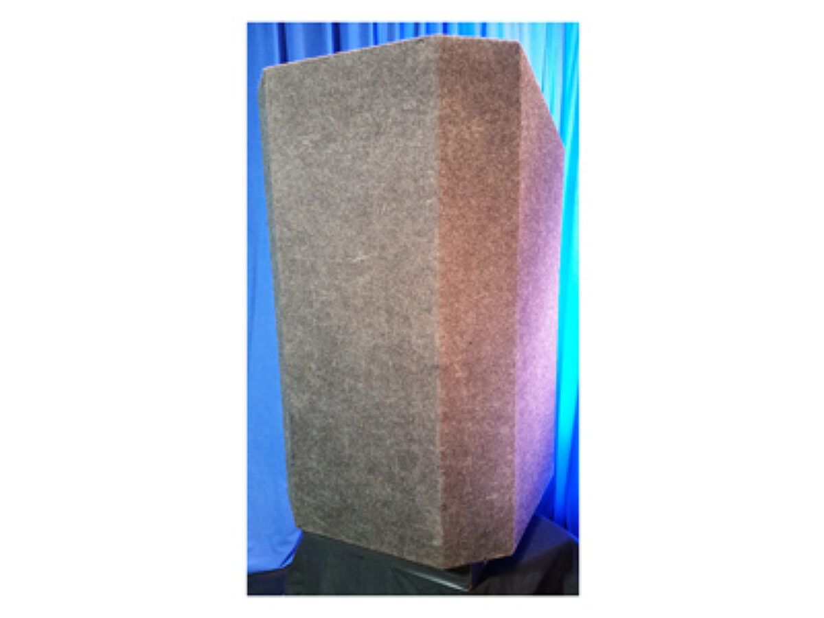Floor Lectern - Carpeted Ozite Light Grey