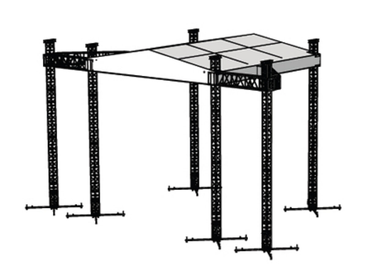 Roof System - Peaked - 35' x 35'