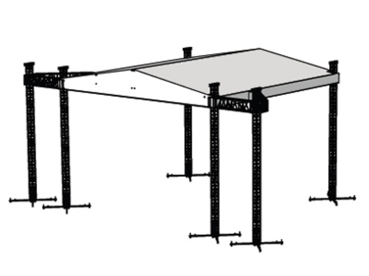 Roof System - Peaked - 50' x 50'