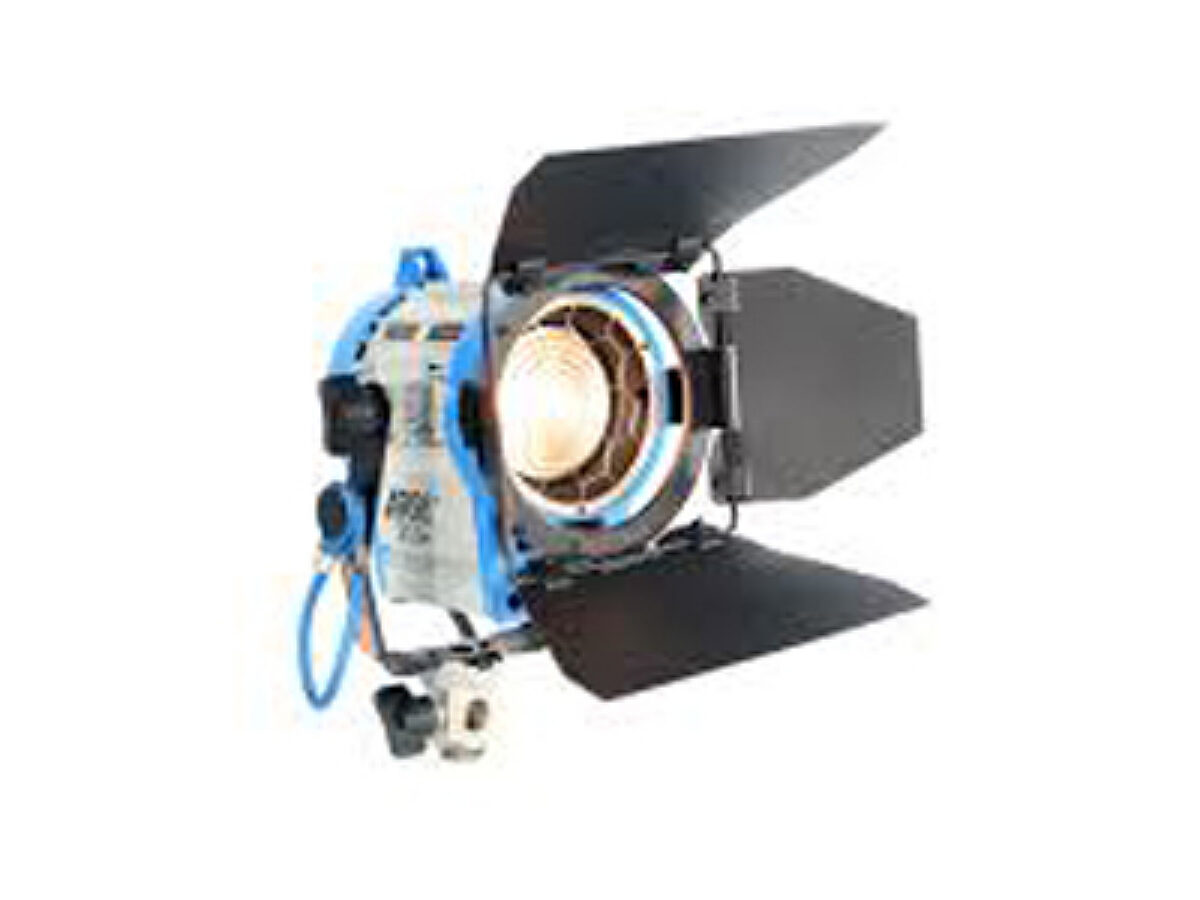 Arri 300 Fresnel, Doors, 5 Scrims, bag, lamp