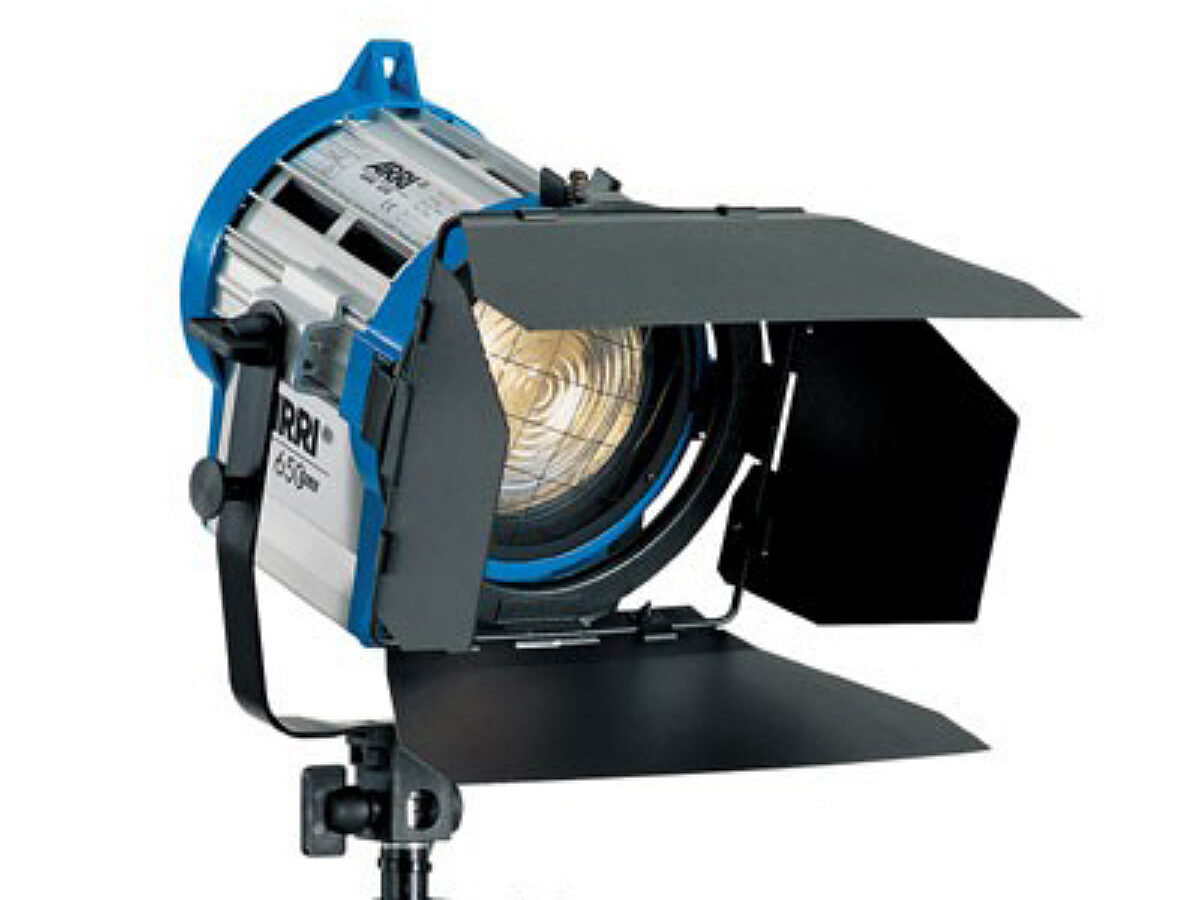 Arri 650 Fres, 5 Scrims, bag, doors, case, lamp