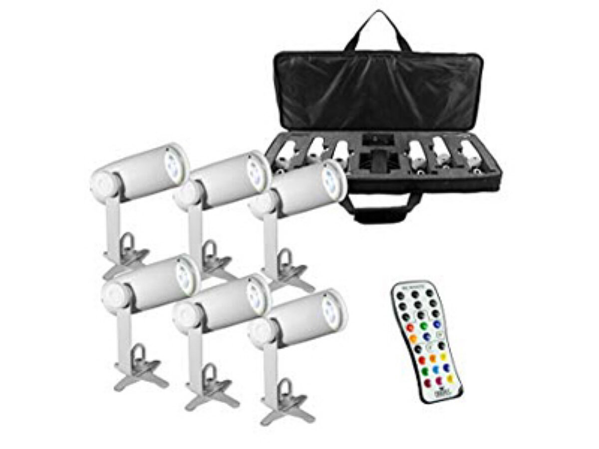 EZpin IRC LED Pin Spot - 6-Pack - Battery