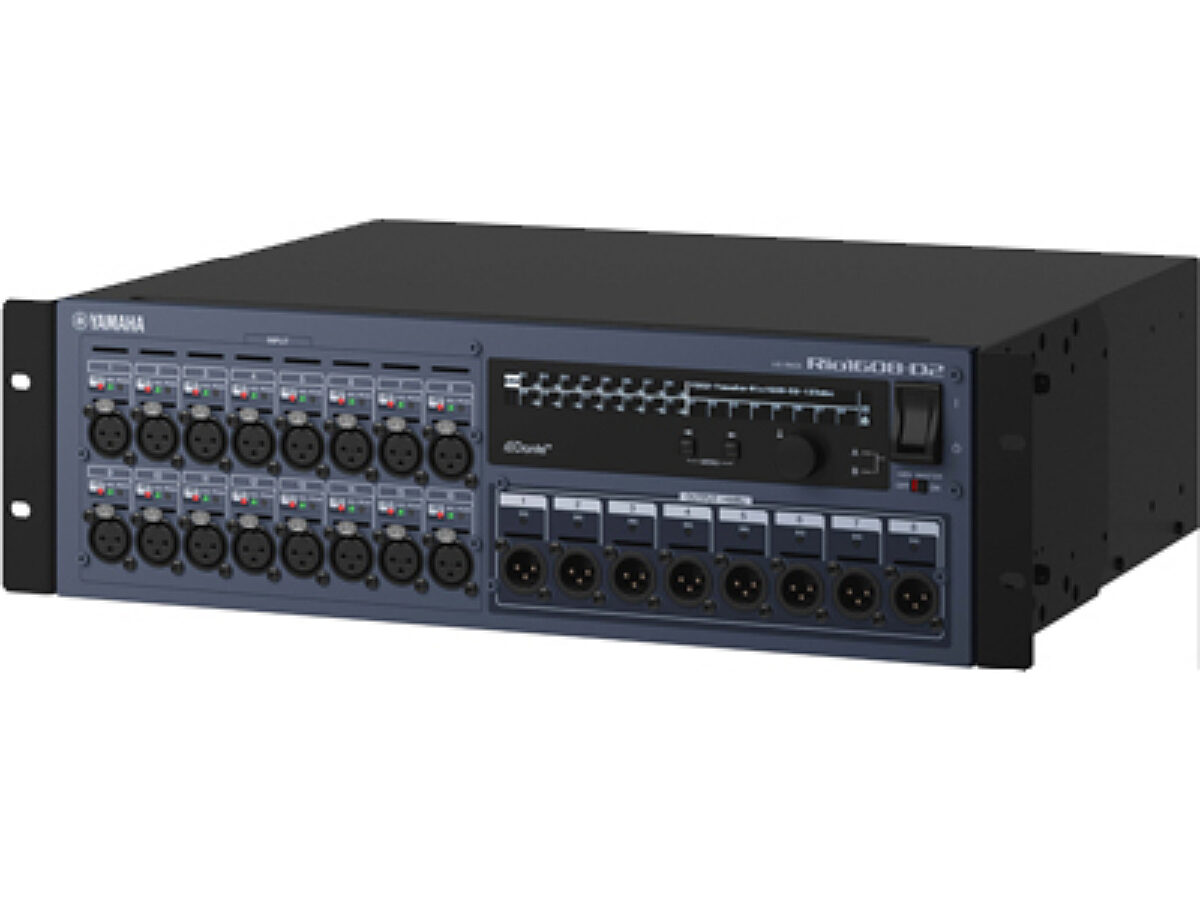 Yamaha RIO1608-D2 16x8 Dante I/O Rack
