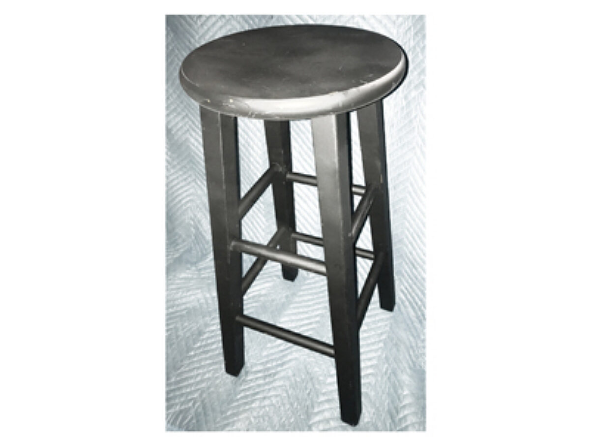 Stool - Wooden Black
