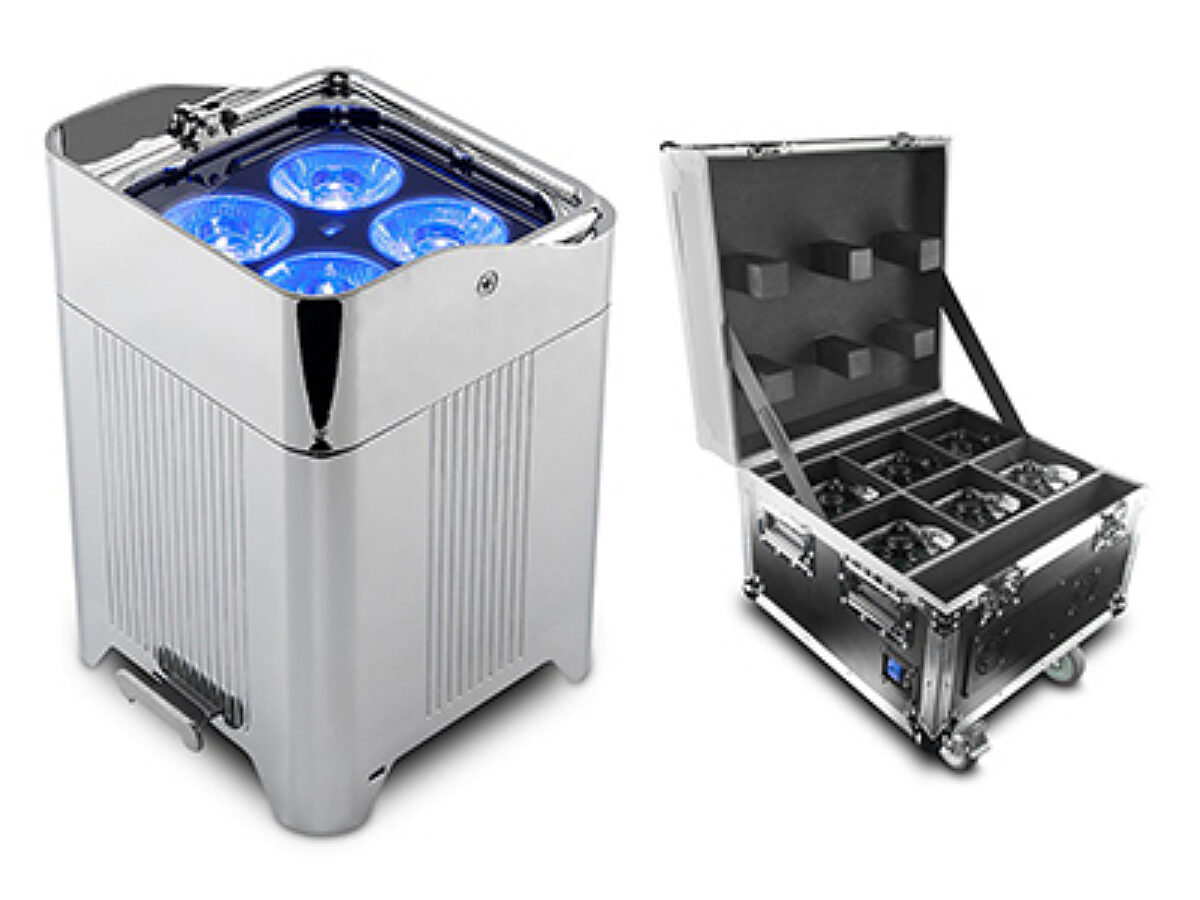WELL Fit Battery Powered RGBA LED WDMX IP65 Fixture