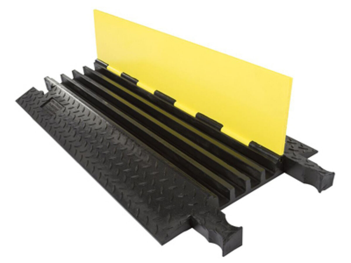 Cable Ramp, Yellow Jacket 4-Channel - 3'