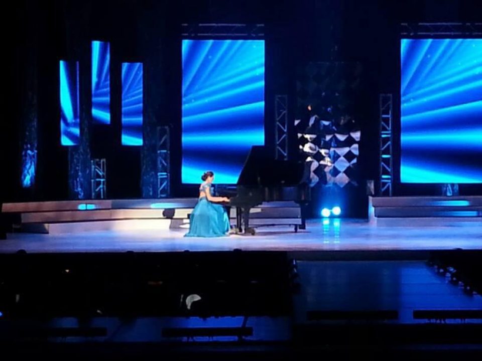 Video Wall Blue